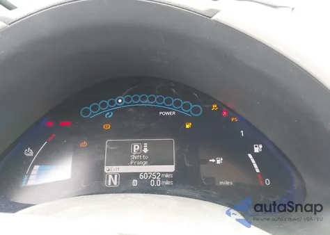 2012 Nissan Leaf Sl z USA, uszkodzony, nr VIN JN1AZ0CP5CT020513